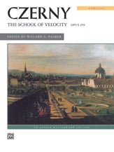 School of Velocity, Op. 299 piano sheet music cover Thumbnail